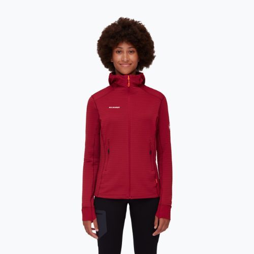 MAMMUT Damen-Fleece-Sweatshirt Aconcagua Light MI rot