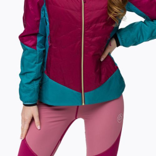 La Sportiva Across Primaloft Damen Hybrid Jacke burgund-blau Q36502624