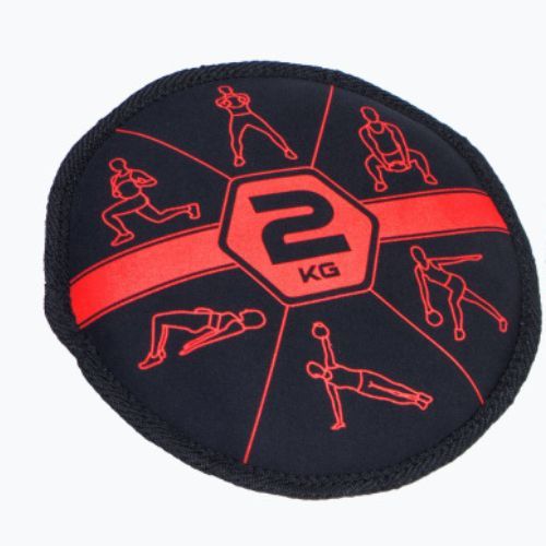 Pure2Improve Sandbell 2kg Beutel schwarz und rot P2I201210