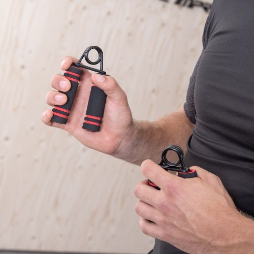 Pure2Improve Strength rot/schwarzes Krafttrainingsset P2I230040