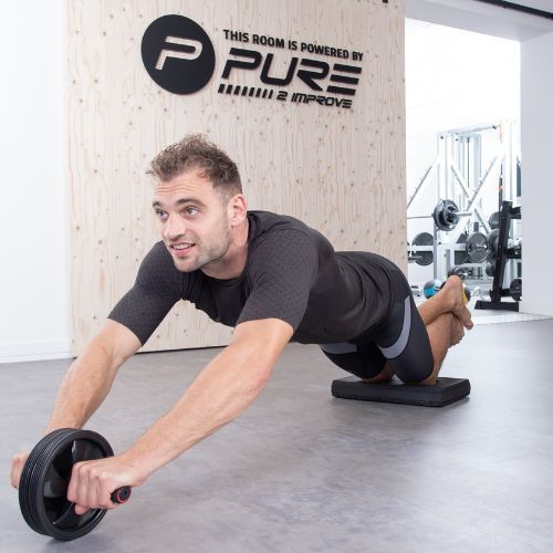 Pure2Improve Strength rot/schwarzes Krafttrainingsset P2I230040