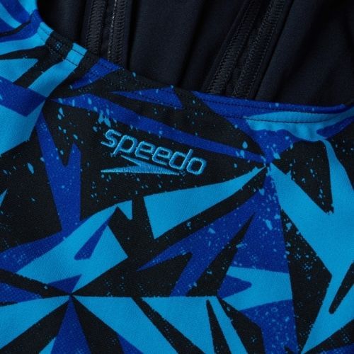 Speedo Hyperboom Placement Muscleback Damen Badeanzug einteilig schwarz 68-08694G719