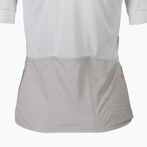 Fahrradtrikot für Frauen POC Essential Road Logo hydrogen white/granite grey