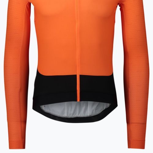 Herren-Radsport-Langarmhemd POC Essential Road poc o zink orange