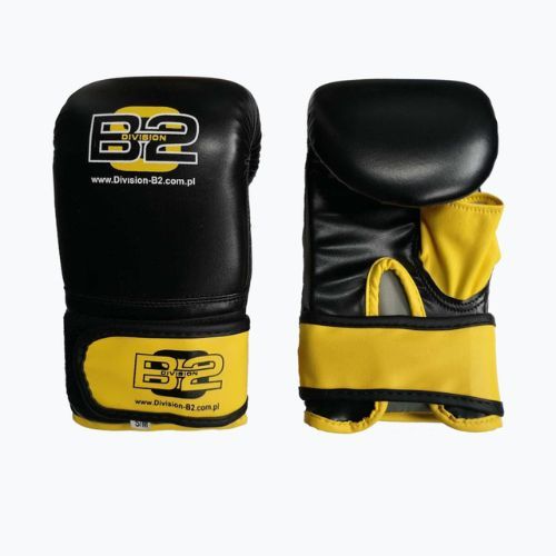 Division B-2 Instrumenten-Boxhandschuhe schwarz und gelb DIV-BG03