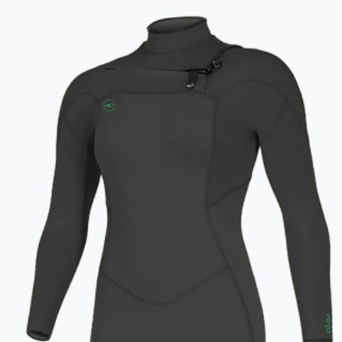 Women's O'Neill Ninja 3/2 Brust Zip Voll Schwimmen Schaum schwarz 5472