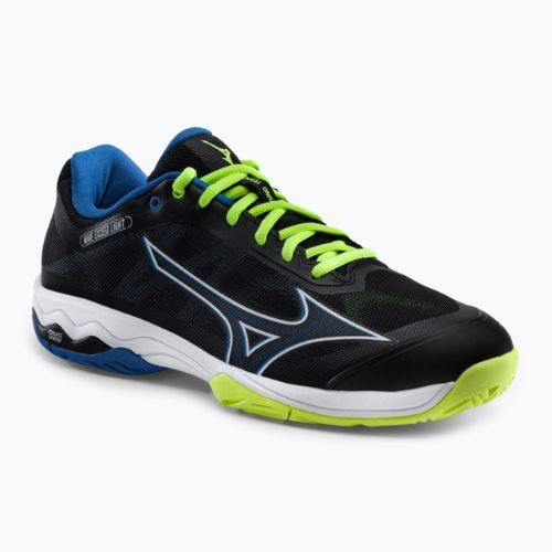 Herren Tennisschuhe Mizuno Wave Exceed Light AC schwarz 61GA2218