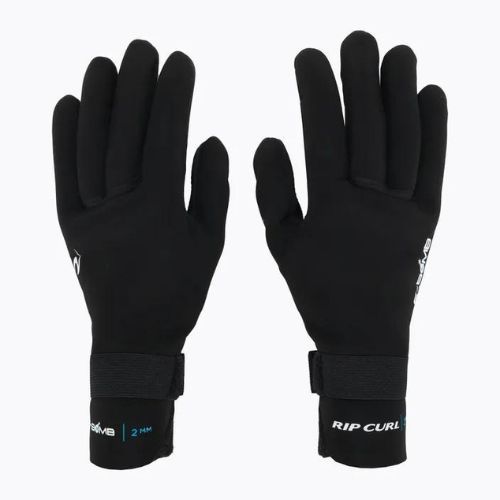 Rip Curl E Bomb 5 Finger 90 2mm schwarz WGL5SE Herrenhandschuhe aus Neopren