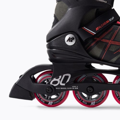 Damen Rollschuhe K2 Alexis 80 Boa grau 30G0317