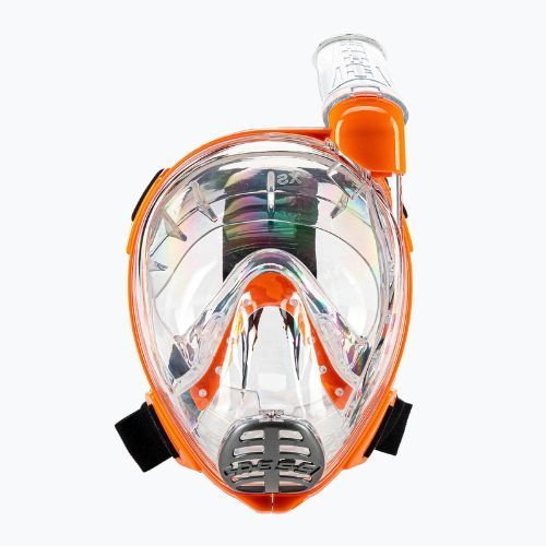 Cressi Baron Kinder-Vollgesichtsmaske zum Schnorcheln orange XDT0360085