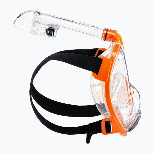 Cressi Baron Kinder-Vollgesichtsmaske zum Schnorcheln orange XDT0360085