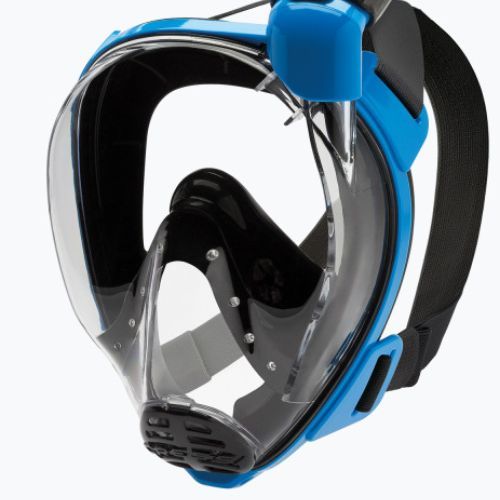 Cressi Baron Vollgesichtsmaske zum Schnorcheln schwarz und blau XDT025020