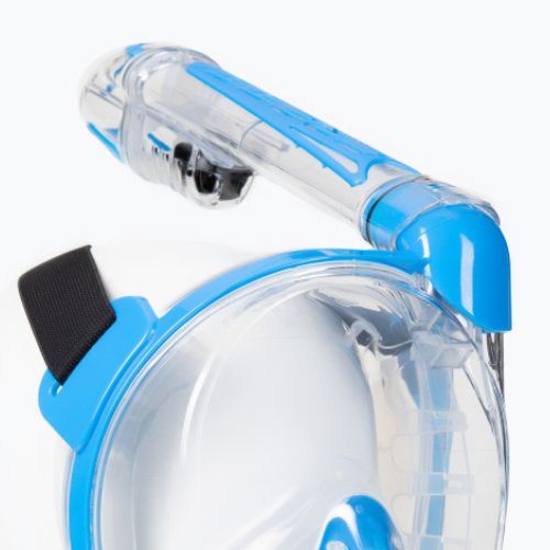 Cressi Duke Dry Vollgesichtsmaske zum Schnorcheln blau XDT000020