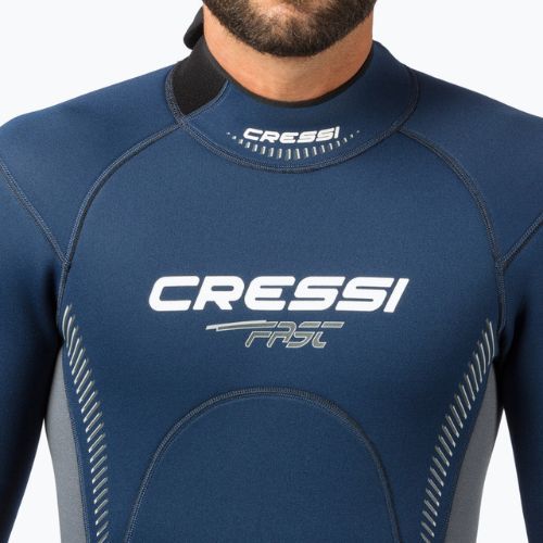 Cressi Fast Monopiece Herrentauchanzug 3 mm navy blau LR108302