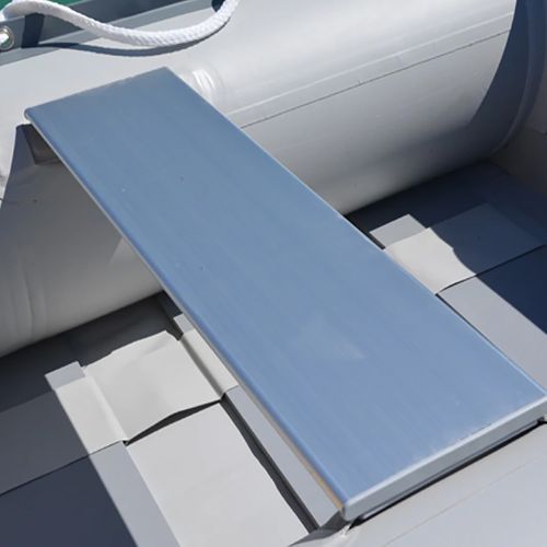 Viamare 230 S Slat 2-Personen-Ponton grau-gelb 1126148