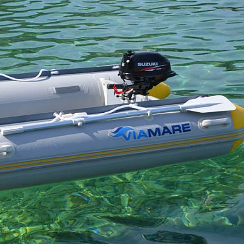 Viamare 330 S ALU 5-Personen-Ponton grau 1126149