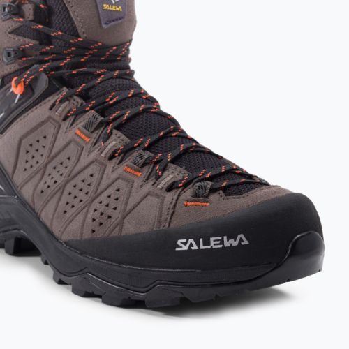 Herren-Trekkingstiefel Salewa Alp Trainer 2 Mid GTX braun 00-0000061382