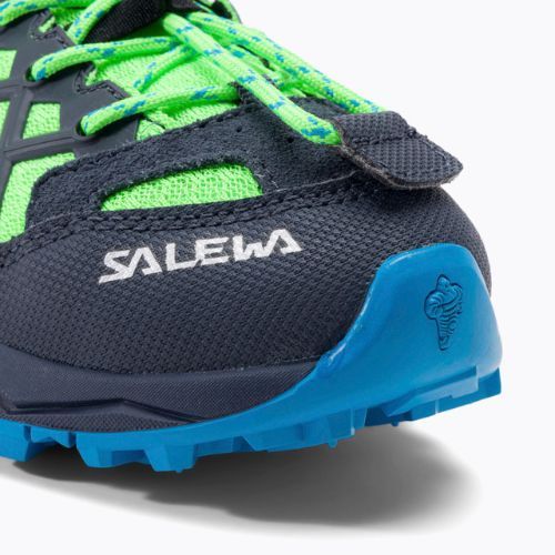 Salewa Wildfire Kinder-Trekkingstiefel blau-grün 00-0000064007