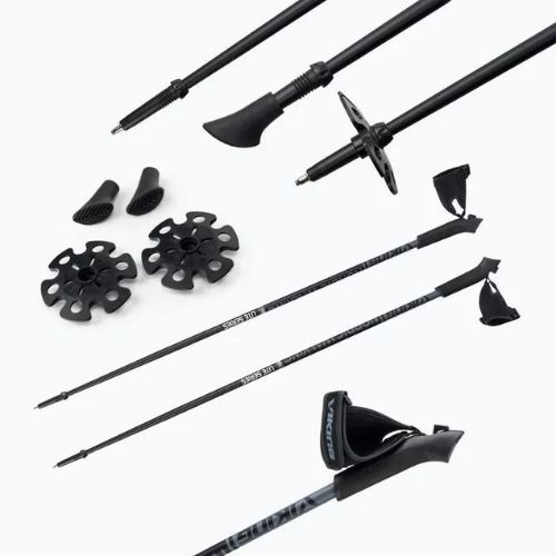 Viking Lite Pro 08 Nordic Walking Stöcke schwarz/grau 650/21/4563/08/105