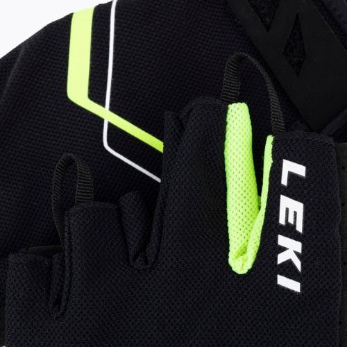 LEKI Nordic Walking Handschuhe Multi Breeze Short schwarz 649704302060