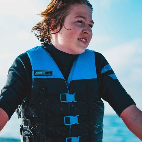 JOBE Duale schwarz/blaue Sicherheitsweste 244822006