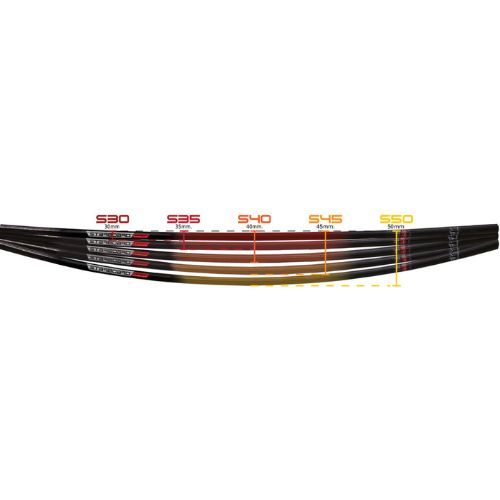 SUP 2-teiliges Paddel STARBOARD Enduro Tiki Tech 26mm Carbon S40