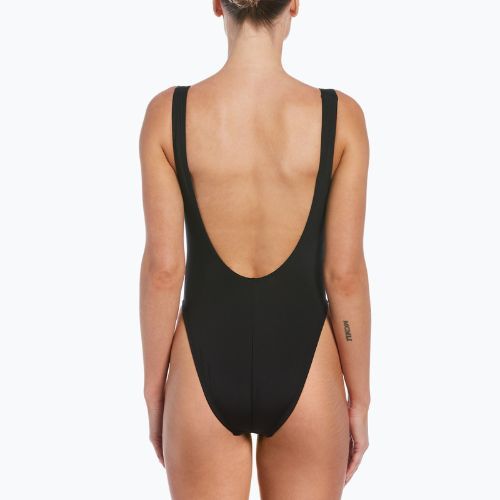 Nike Sneakerkini U-Back Damen Badeanzug einteilig schwarz NESSC254-001