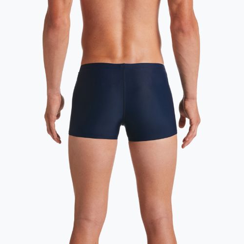 Herren Nike Solid Square Leg Badeboxer navy blau NESS8111-440