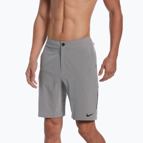 Herren Nike Flow 9 Hybrid Schwimmshorts grau NESSC515