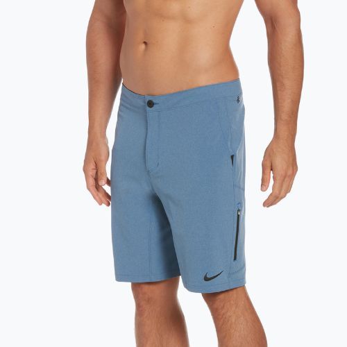 Herren Nike Flow 9 Hybrid Badeshorts blau NESSC515