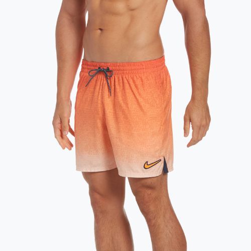Herren Nike Jdi Fade 5" Volley Badeshorts orange NESSC479-817