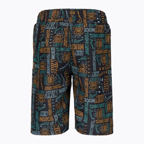 Nike Logo Mashup 8" Volley Kinder-Badeshorts schwarz NESSC791-001