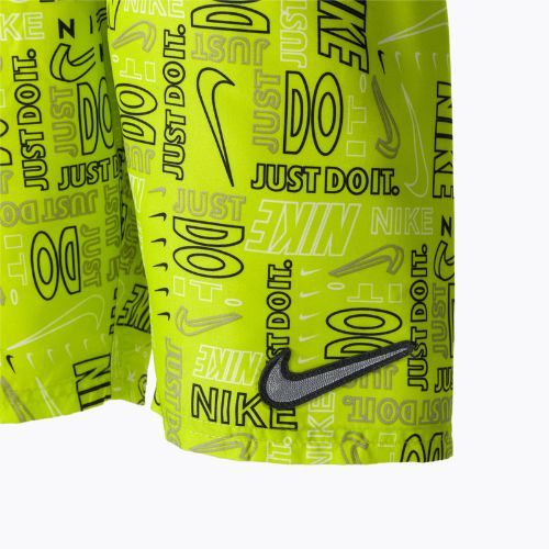 Nike Logo Mashup 8" Volley grün Kinder-Badeshorts NESSC791-312