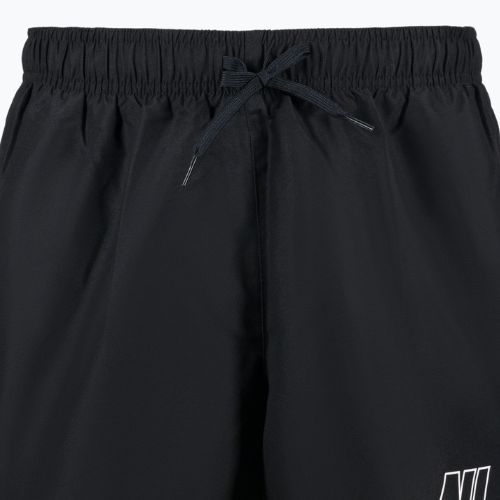 Herren Nike Logo Solid 5" Volley Badeshorts schwarz NESSA566-001
