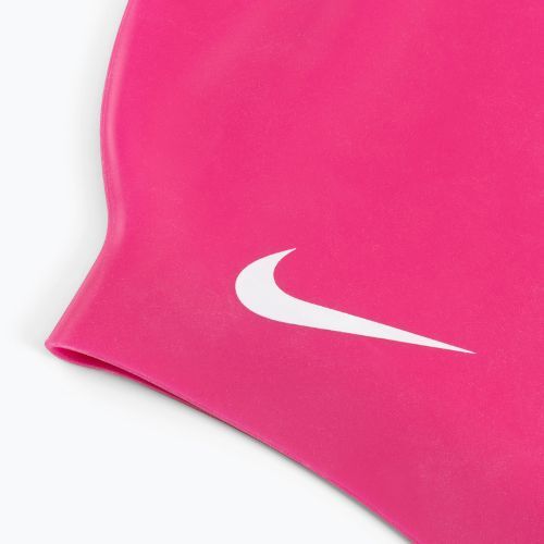 Nike Solid Silicone Badekappe rosa 93060-672