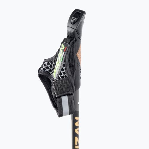 FIZAN Runner Nordic Walking Stöcke schwarz und gold S22 CA04