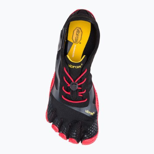 Herren Vibram Fivefingers KSO Evo Schuhe schwarz und rot 18M0701