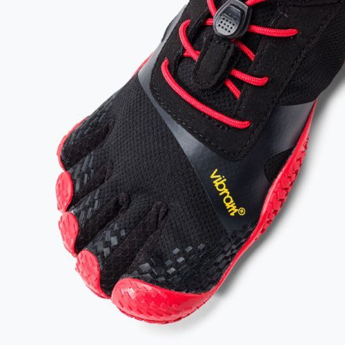 Herren Vibram Fivefingers KSO Evo Schuhe schwarz und rot 18M0701