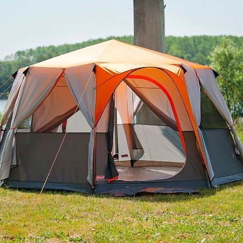 Coleman Cortes Octagon 8 Camping Zelt grau 2000019550
