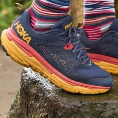 HOKA Herren Laufschuhe Challenger ATR 6 navy blau-orange 1106510-OSRY