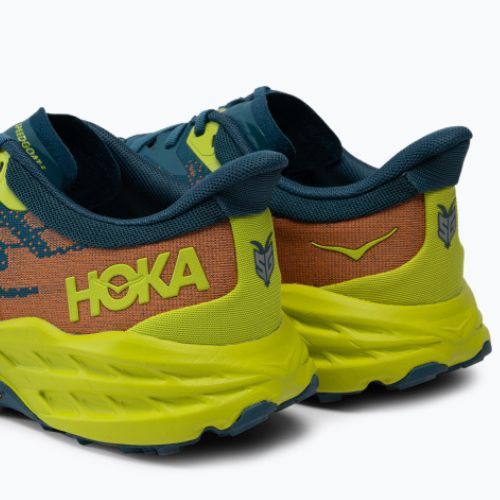 HOKA Speedgoat 5 Herren Laufschuhe blau-grün 1123157-BCEP