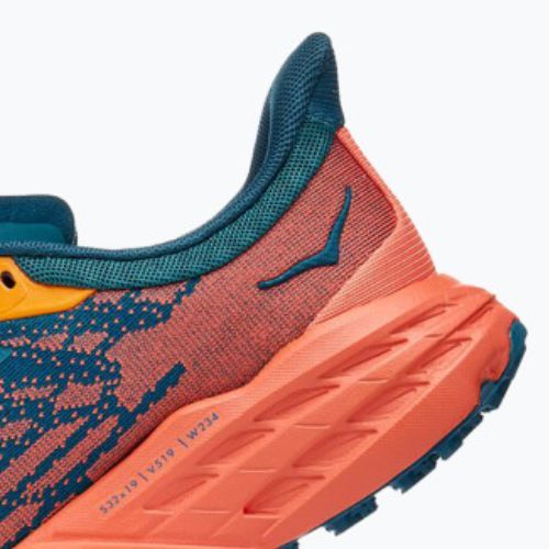 Damen Laufschuhe HOKA Speedgoat 5 blau-orange 1123158-BCCML