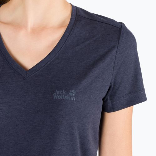 Jack Wolfskin Damen-Trekking-Shirt Crosstrail dunkelgrau 1801692_1388
