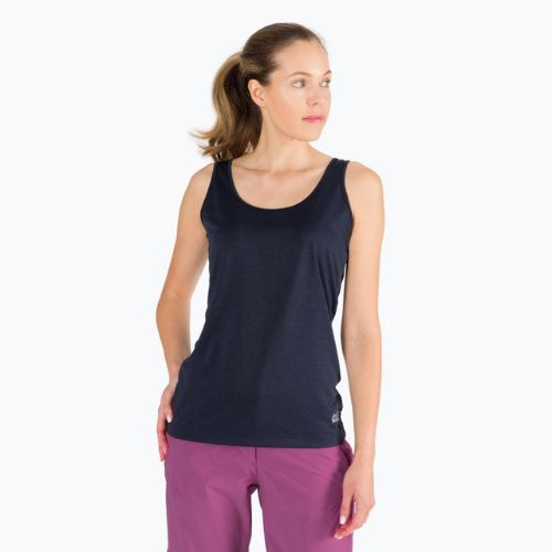 Jack Wolfskin Damen-Trekking-T-Shirt Pack & Go Tank navy blau 1807282_1010