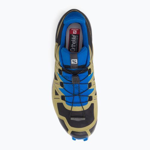 Laufschuhe Trail Herren Salomon Speedcross 5 GTX grün-blau L416124