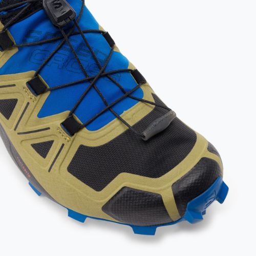 Laufschuhe Trail Herren Salomon Speedcross 5 GTX grün-blau L416124