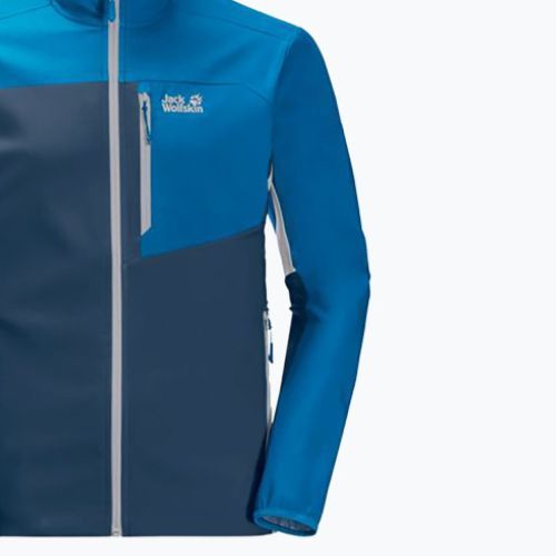Jack Wolfskin Eagle Peak II Herren Softshell Jacke blau 1306911_1361