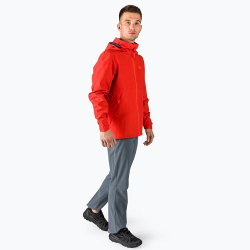 Jack Wolfskin Herren Hardshelljacke Evandale rot 1111131_2206