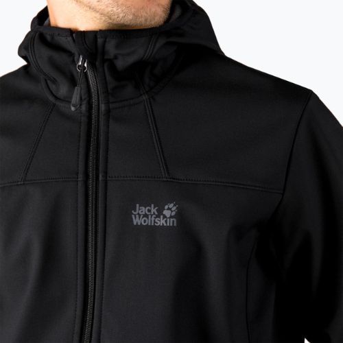 Jack Wolfskin Herren Softshelljacke Northern Point schwarz 1304001_6000