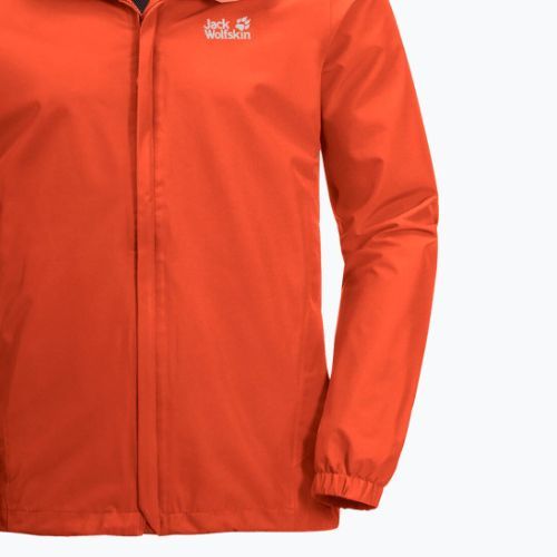 Jack Wolfskin Herren Stormy Point Regenjacke orange 1111141_3017